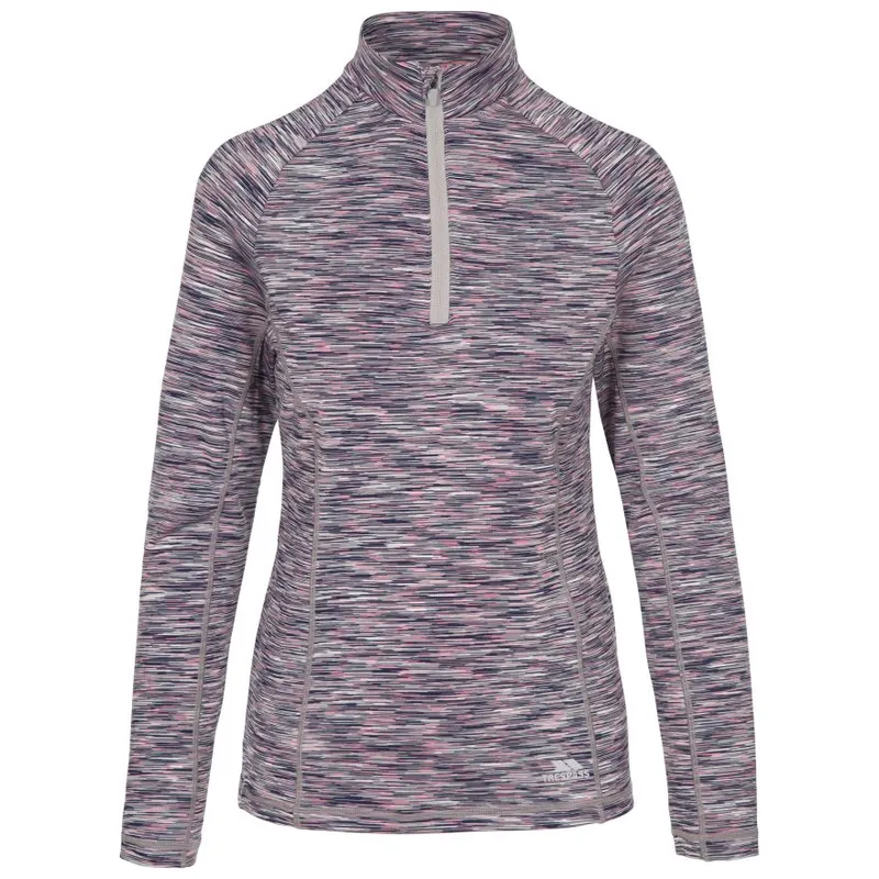 Trespass Women's Edith Active Top in Light Grey Size: XS - Light Grey