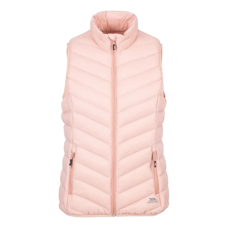 Trespass Women's Giana Down Gilet in Rose Size: 2XL - Rose