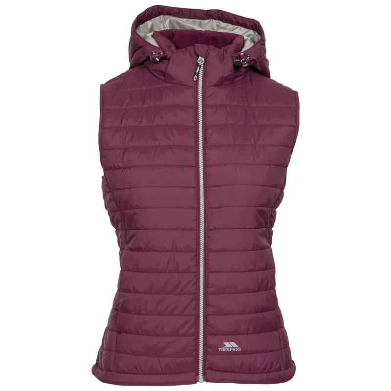 Women's Trespass Womens/Ladies Aretha Casual Gilet - Purple - Size: 12