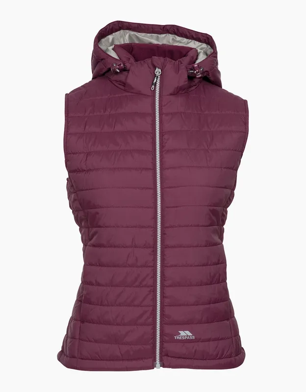Women's Trespass Womens/Ladies Aretha Casual Gilet - Purple - Size: 14