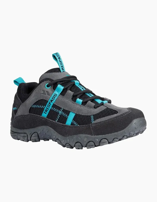 Trespass Women's Fell Lightweight Walking Shoes in Charcoal Size: 5 Charcoal 5