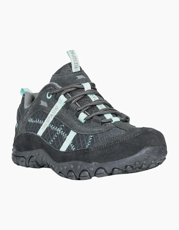 Trespass Women's Fell Lightweight Walking Shoes in Dark Grey Size: 7 - Dark Grey