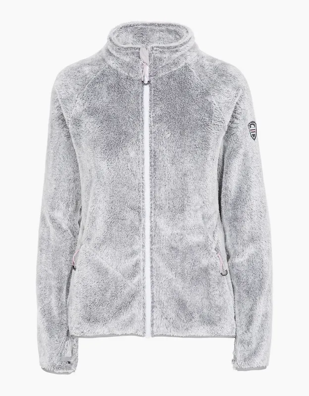 Women's Trespass Womens/Ladies Telltale Winter Fleece Jacket - Silver/Multi - Size: 6