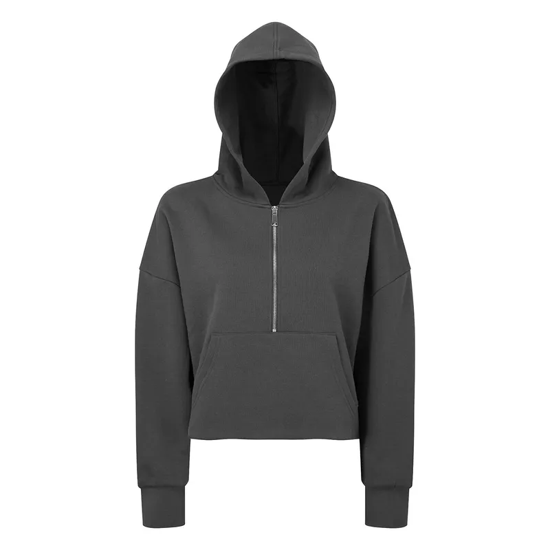 TriDri Half Zip Womens Hoodie - - Size: 6-8