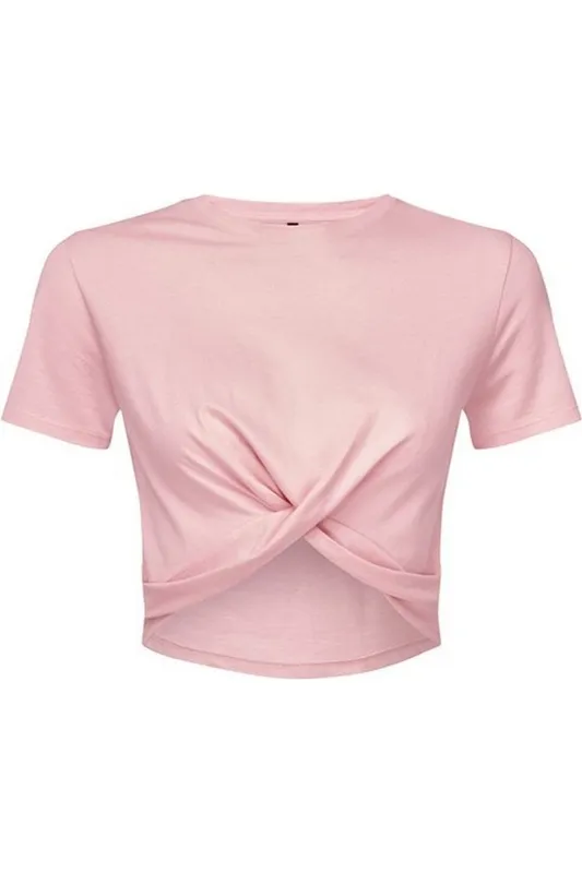 TriDri Twisted Womens Crop Top - - Size: S