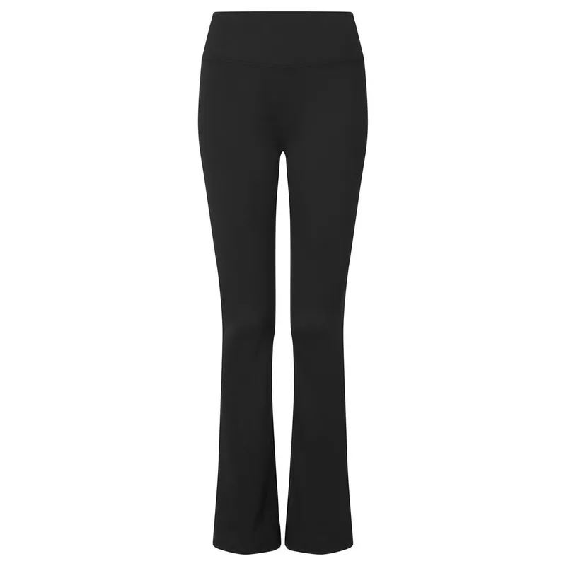 TriDri Women's Flared Leggings in Black Size: XL Black XL