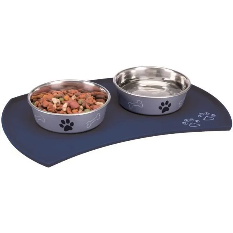 Trixie Silicone table mat - 48 × 27 cm - Blue - For dog