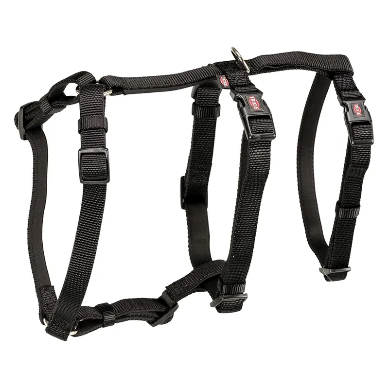 Trixie Stay Harness - Black - Size S–M: 40–65cm chest circumference