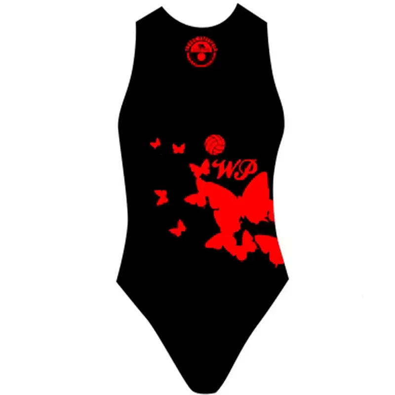 Turbo Butterfly Swimsuit Black 4XL Women