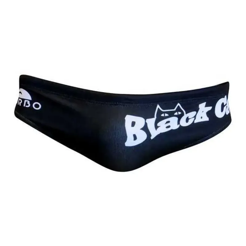 Turbo Cat Swimming Brief Black S Men