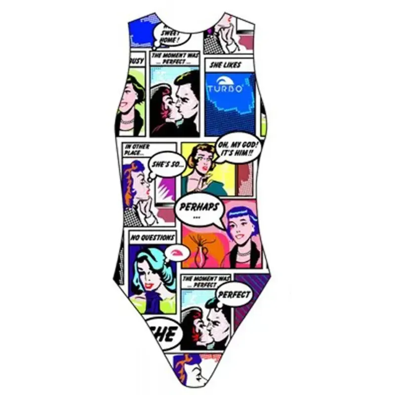 Turbo Comic Swimsuit Multicoloured M Women