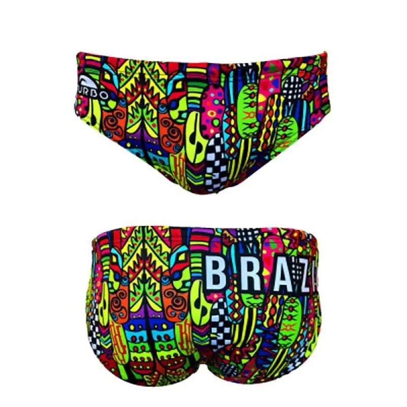 Turbo Fiesta Brazil Swimming Brief Red 4XL Men