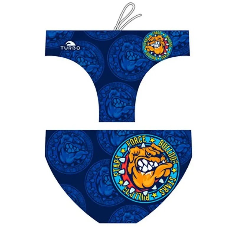 Turbo Happy Bulldog Force Swimming Brief Navy 7-8 Years Boys