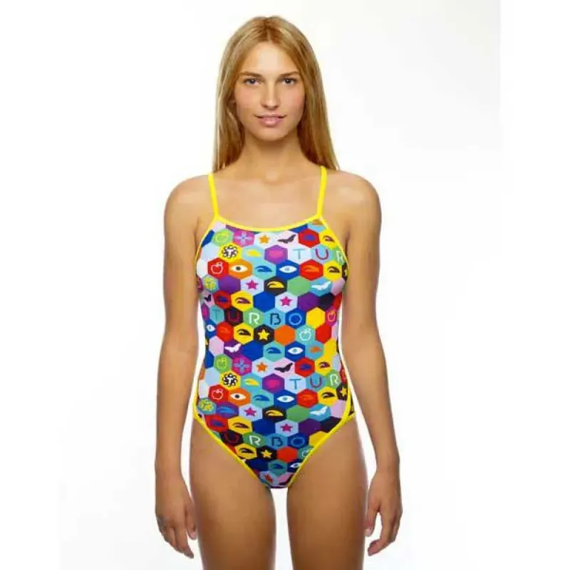 Turbo Hexa Swimsuit Multicoloured M Women