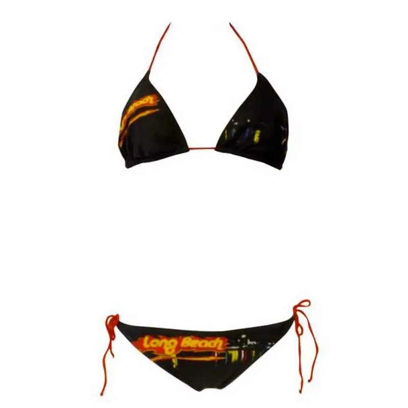Turbo Long Beach Bikini Black S Women