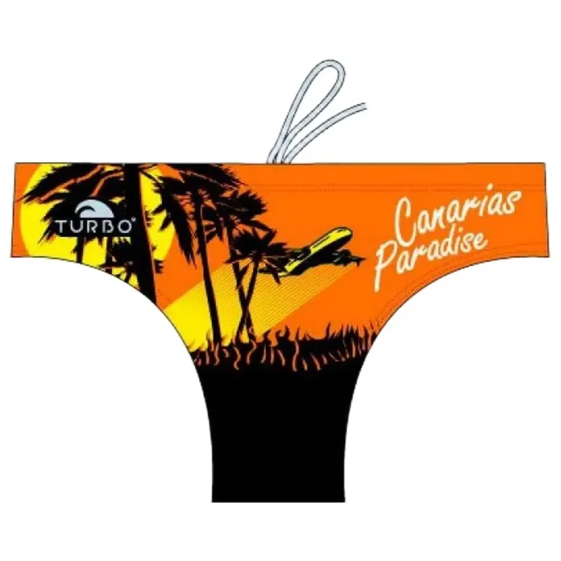 Turbo Paradise Canary Island Swimming Brief Orange M Men