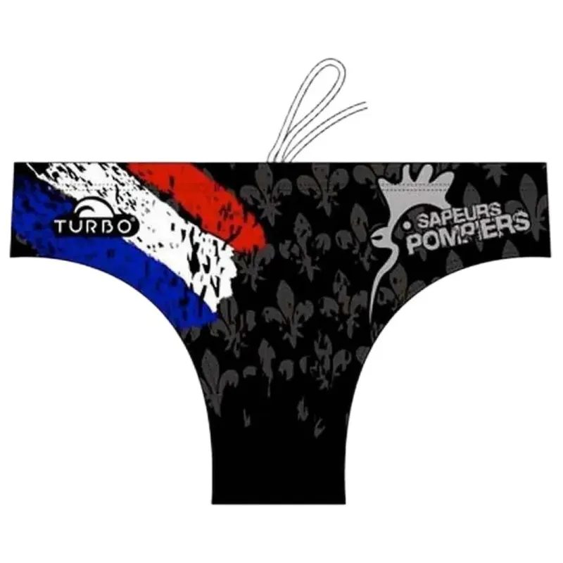 Turbo Pompiers Paris Swimming Brief Black S Men