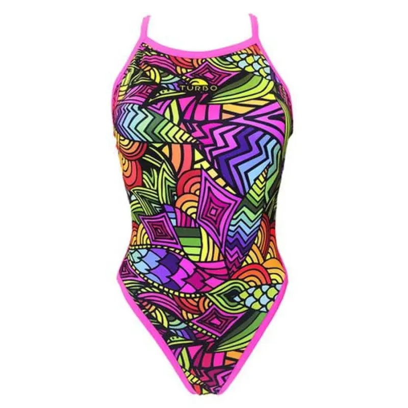 Turbo Psycho Revolution Swimsuit Orange XL Women