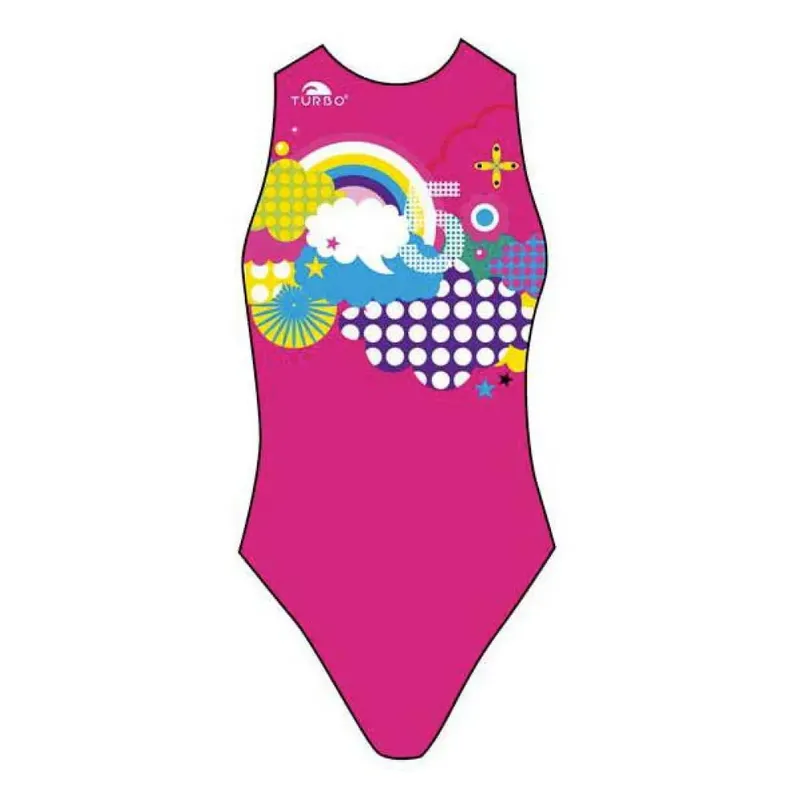 Turbo Rainbow Swimsuit Pink L Women