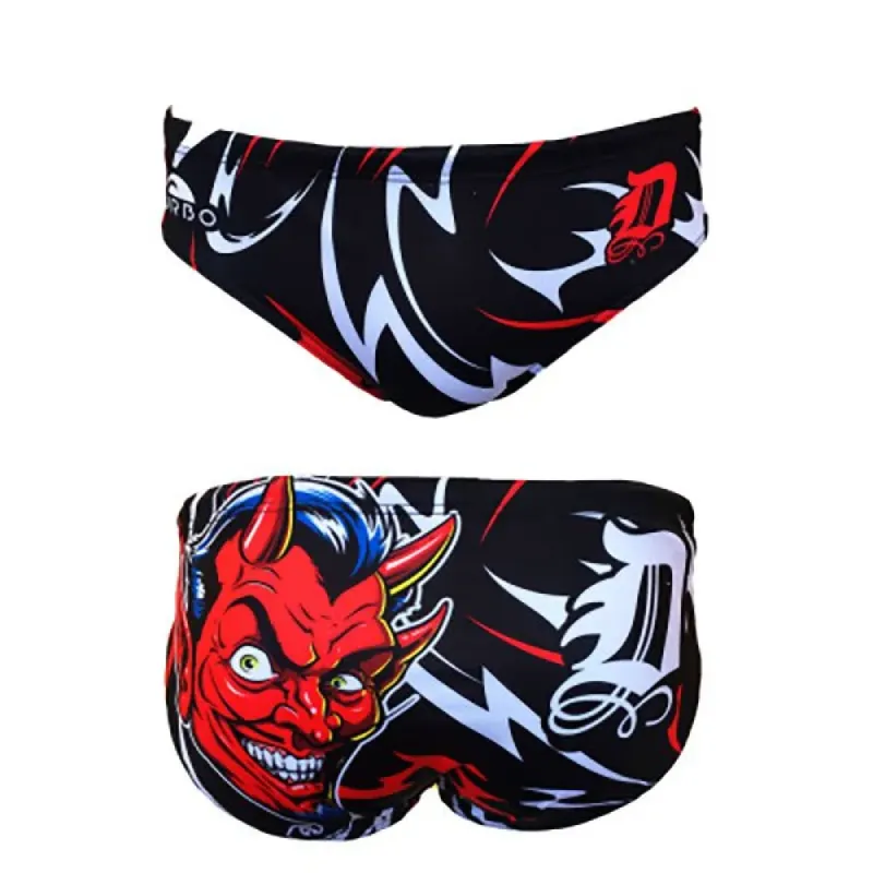 Turbo Red Devil Swimming Brief Red L Men