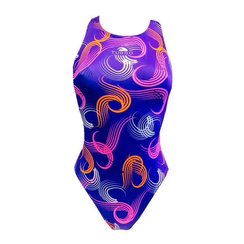 Turbo Scratch Swimsuit Violet XL Women