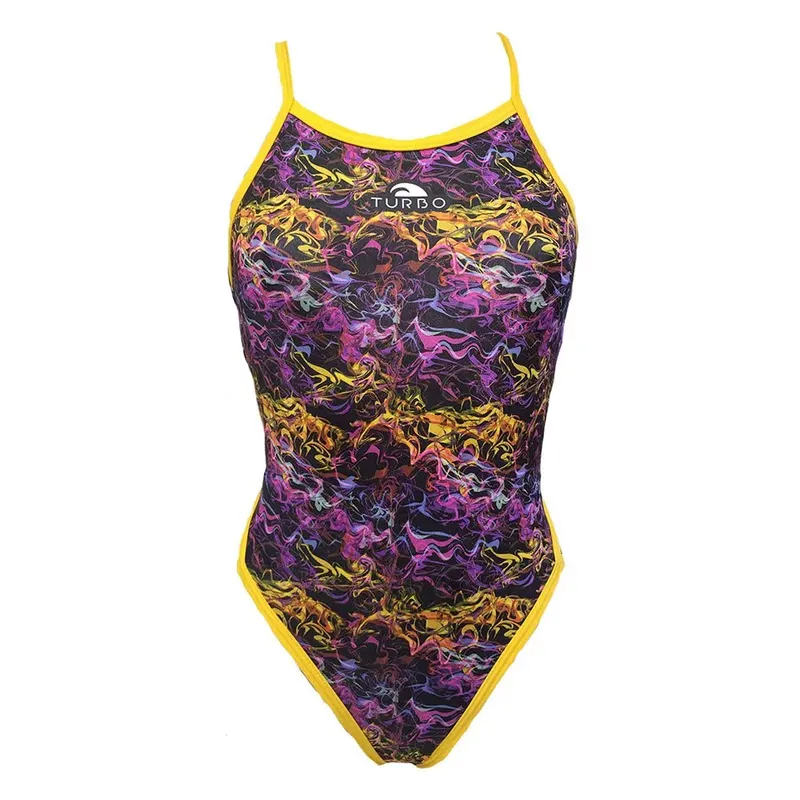Turbo Smoke Swimsuit Yellow M Women
