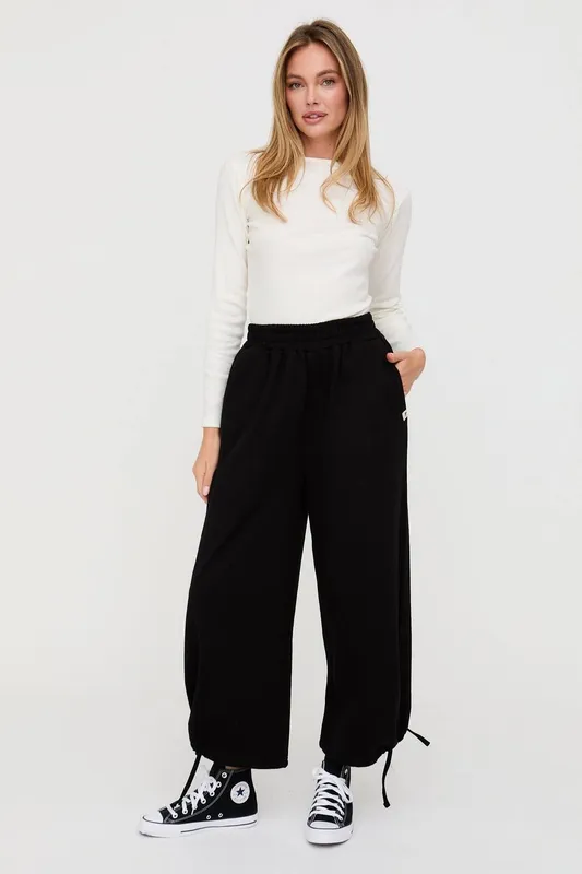 Turtledove London Women's Kit Black trouser Size: Small Black S