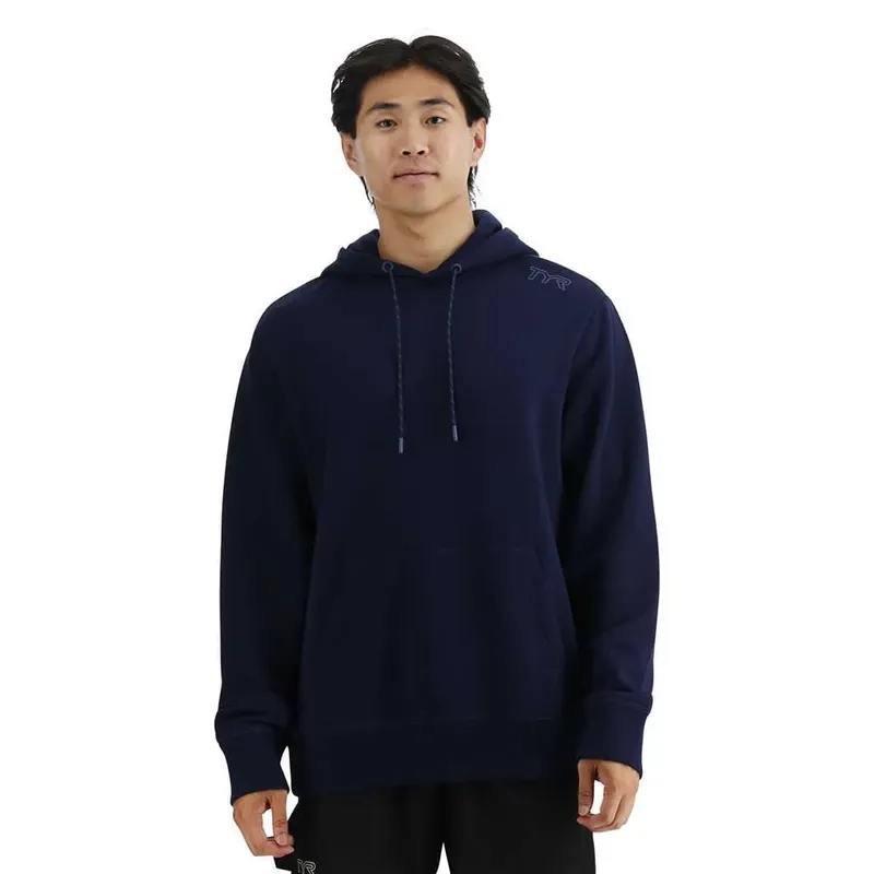 Tyr Logo Hoodie Navy XS Men,Women