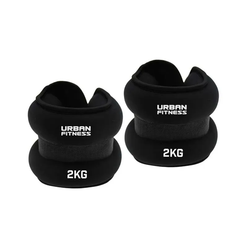 Ufe Neoprene Ankle&wrist Weights 2kg 2 Units Black One Size unisex