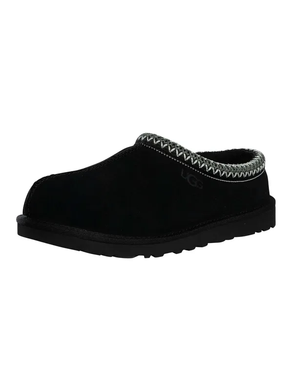 Ugg Tasman II Slippers - Black - Male - Size: 9 UK