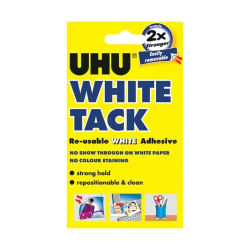 Uhu White Tack 62g (12 Pack)