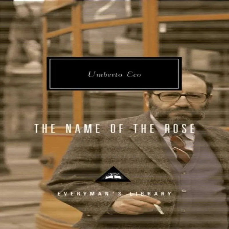 Umberto Eco The Name of the Rose Hardback Book Multicolor