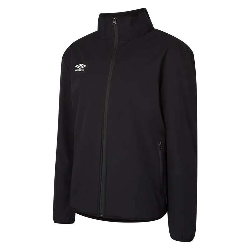 Umbro Boys Childrens/kids Club Essential Bonded Jacket (Black/white) - Size 13y