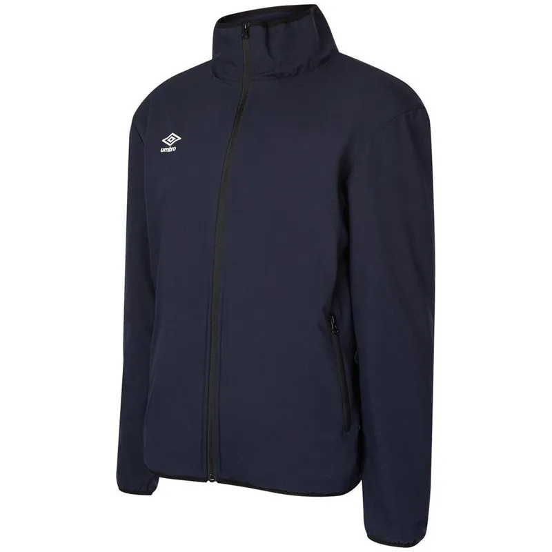 Umbro Men's Club Essential Bonded Jacket in Dark Navy Size: Large Dark Navy L