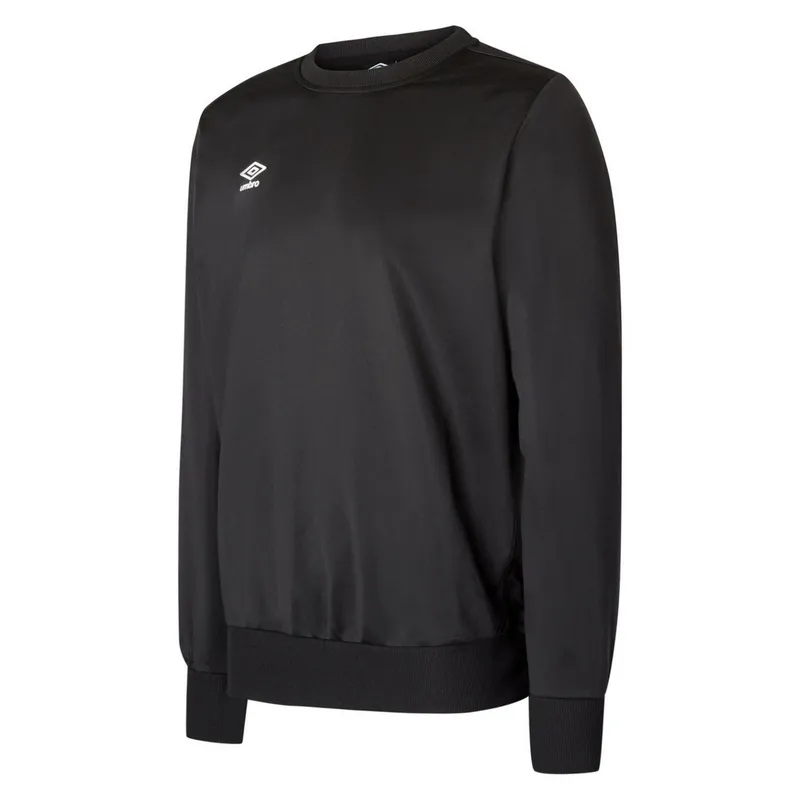 Umbro Men's Polyester Sweatshirt in Black Size: Medium Black M