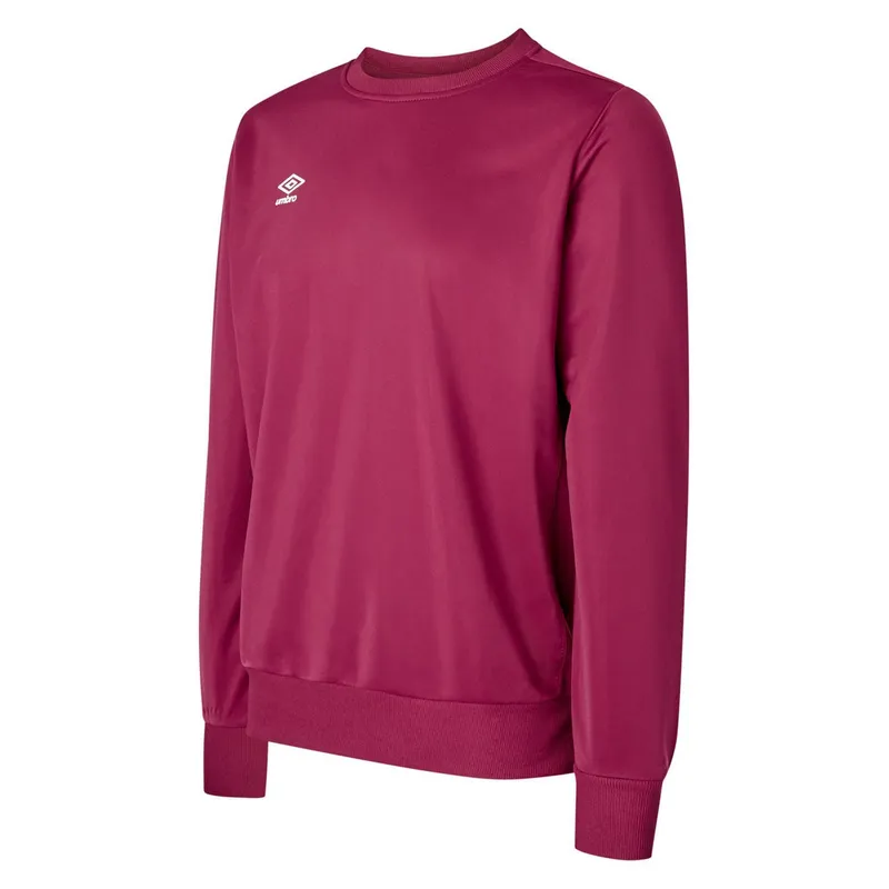 Umbro Men's Polyester Sweatshirt in Burgundy Size: Medium Burgundy M