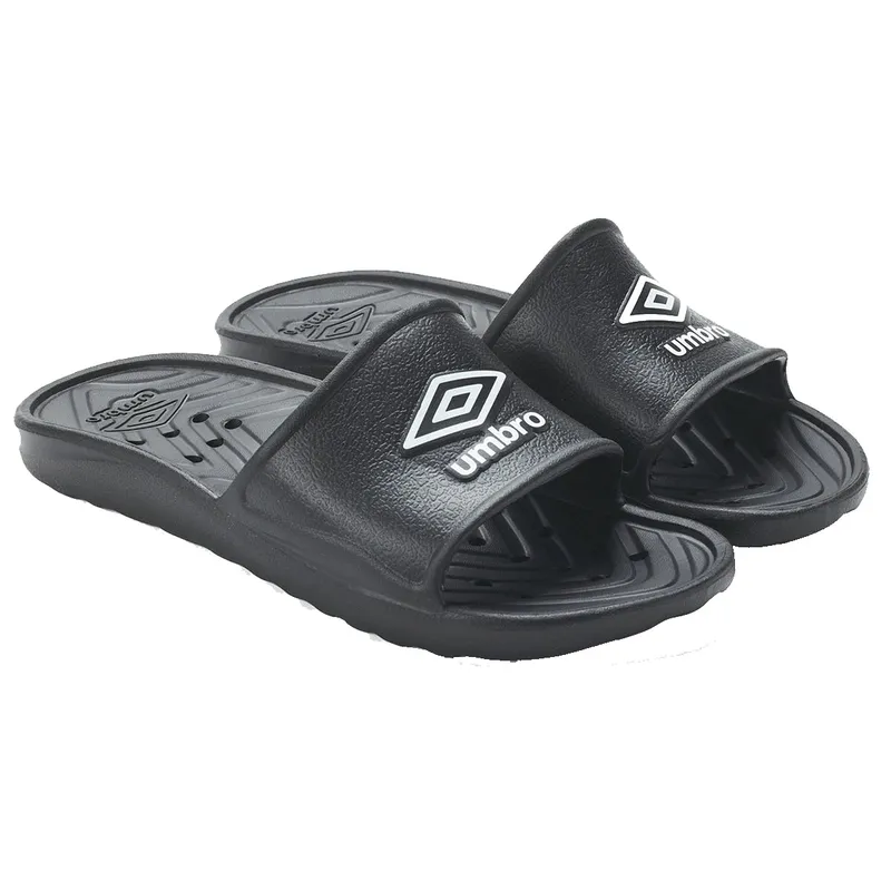 Umbro Mens Shower Sliders (Black/white) - Size Uk 8