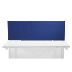 Unbranded 1200 Straight Upholstered Desktop Screen - Royal Blue - DMS1200SRB