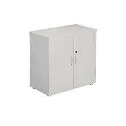Unbranded 800 Wooden Cupboard (450mm Deep) White