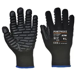 Unbranded Anti-Vibration Glove (Black) Large