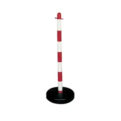 Unbranded Bi-Pose Red/White Post and Base 372388
