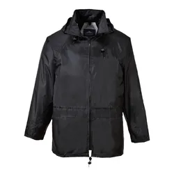 Unbranded Classic Rain Jacket (Black) XL