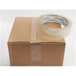 Unbranded Clear Bopp Stationery Tape 12mm 33m 35mu Box 288