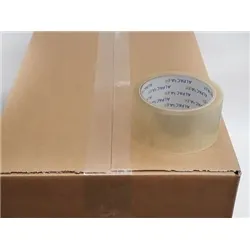 Unbranded Clear Bopp Tape 48mm 66m 45mu Box 36