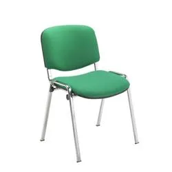 Unbranded Club Chair - Chrome Frame - Green - CH0503GN