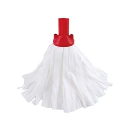 Unbranded Exel Big White Mop Head Red (Pack of 10) 102199R