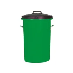 Unbranded Heavy Duty Coloured Dustbin 85 Litre Green 311965