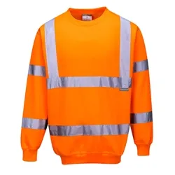 Unbranded Hi-Vis Sweatshirt (Orange) XL