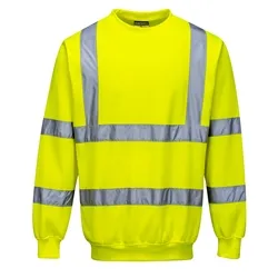 Unbranded Hi-Vis Sweatshirt (Yellow) XL