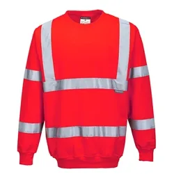 Unbranded Hi-Vis Sweatshirt (Red) Xxl